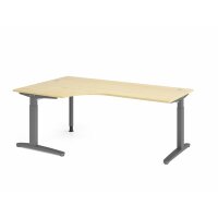 Schreibtisch C-Fuß 200x120cm 90&de gallery
