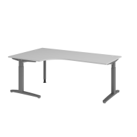 Schreibtisch C-Fuß 200x120cm 90&de gallery