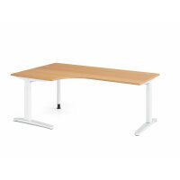 Schreibtisch C-Fuß 200x120cm 90&de gallery