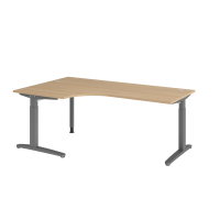 Schreibtisch C-Fuß 200x120cm 90&de gallery