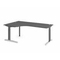 Schreibtisch C-Fuß 200x120cm 90&de gallery