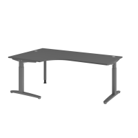 Schreibtisch C-Fuß 200x120cm 90&de gallery
