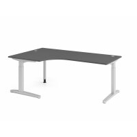 Schreibtisch C-Fuß 200x120cm 90&de gallery