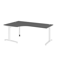 Schreibtisch C-Fuß 200x120cm 90&de gallery