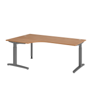 Schreibtisch C-Fuß 200x120cm 90&de gallery