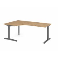 Schreibtisch C-Fuß 200x120cm 90&de gallery