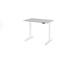 Sitz-Steh-Schreibtisch el.120x80cm Grau/ gallery