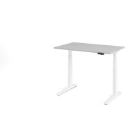 Sitz-Steh-Schreibtisch el.120x80cm Grau/ gallery