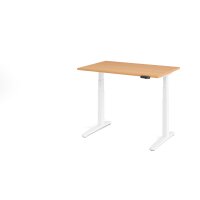 Sitz-Steh-Schreibtisch el.120x80cm Buche gallery