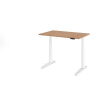 Sitz-Steh-Schreibtisch el.120x80cm Nussb gallery