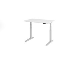 Sitz-Steh-Schreibtisch el.120x80cm Wei&s gallery
