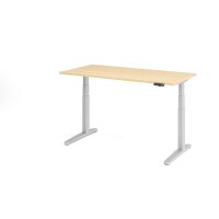 Sitz-Steh-Schreibtisch el.160x80cm Ahorn gallery