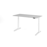 Sitz-Steh-Schreibtisch el.160x80cm Grau/ gallery