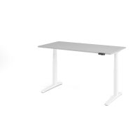 Sitz-Steh-Schreibtisch el.160x80cm Grau/ gallery