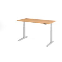 Sitz-Steh-Schreibtisch el.160x80cm Buche gallery