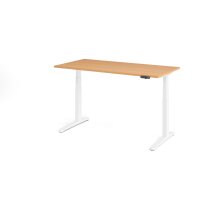 Sitz-Steh-Schreibtisch el.160x80cm Buche gallery