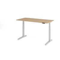 Sitz-Steh-Schreibtisch el.160x80cm Eiche gallery