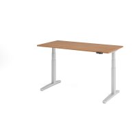 Sitz-Steh-Schreibtisch el.160x80cm Nussb gallery