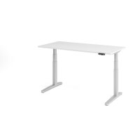 Sitz-Steh-Schreibtisch el.160x80cm Wei&s gallery