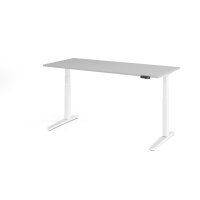 Sitz-Steh-Schreibtisch el.180x80cm Grau/ gallery