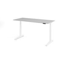 Sitz-Steh-Schreibtisch el.180x80cm Grau/ gallery