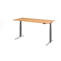 Sitz-Steh-Schreibtisch el.180x80cm Buche gallery