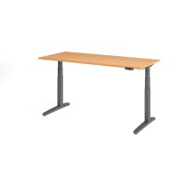 Sitz-Steh-Schreibtisch el.180x80cm Buche gallery