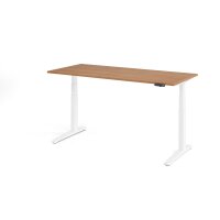 Sitz-Steh-Schreibtisch el.180x80cm Nussb gallery