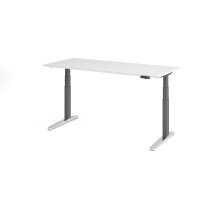 Sitz-Steh-Schreibtisch el.180x80cm Wei&s gallery