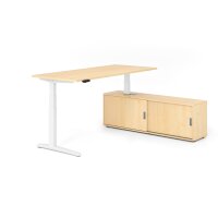 Sitz-Steh Kombi 180x80cm, Ahorn/Wei&szli gallery