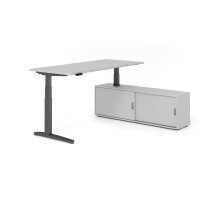Sitz-Steh Kombi 180x80cm, Grau/Graphit gallery