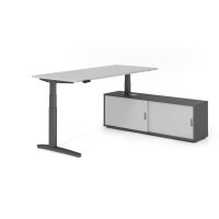 Sitz-Steh Kombi 180x80cm, Grau/Graphit gallery