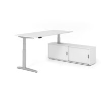 Sitz-Steh Kombi 180x80cm, Weiß/Sil gallery