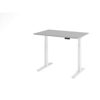 Sitz-Steh-Schreibtisch el.120x80cm Grau/ gallery