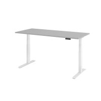 Sitz-Steh-Schreibtisch el.180x80cm Grau/ gallery