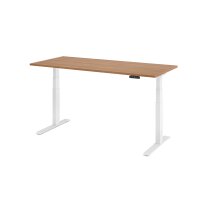 Sitz-Steh-Schreibtisch el.180x80cm Nuss/ gallery