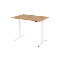 Sitz-Steh-Schreibtisch el.120x80cm Asteiche