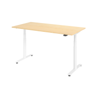 Sitz-Steh-Schreibtisch el.160x80cm Ahorn