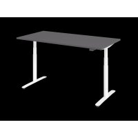 Sitz-Steh-Schreibtisch el.160x80cm Graphit