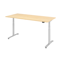 Sitz-Steh-Schreibtisch el.180x80cm Ahorn
