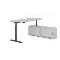 Sitz-Steh Kombi 180x80cm, Grau/Graphit gallery