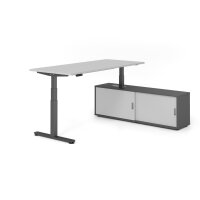 Sitz-Steh Kombi 180x80cm, Grau/Graphit gallery