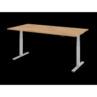Sitz-Steh-Schreibtisch el.200x100cm Asteiche