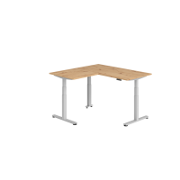 Sitz-Steh-Winkeltisch 160x160cm Asteiche/S...