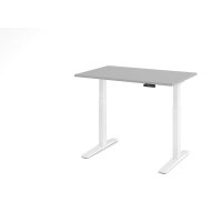 Sitz-Steh-Schreibtisch el.120x80cm Grau/ gallery