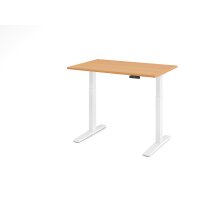Sitz-Steh-Schreibtisch el.120x80cm Buche gallery