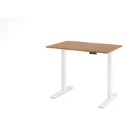 Sitz-Steh-Schreibtisch el.120x80cm Nussb gallery