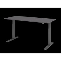 Schreibtisch C-Fuß - 180 x 70-120 x 80