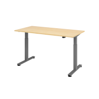 Sitz-Steh-Schreibtisch el.160x80cm Ahorn