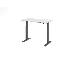 Sitz-Steh-Schreibtisch el.120x67cm Wei&s gallery